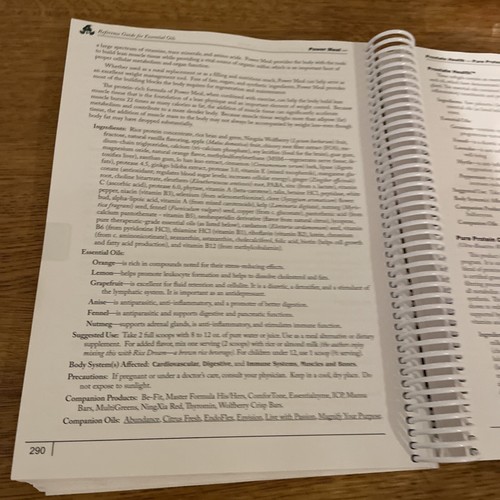 Reference Guide for Essential Oils Soft Cover Spiral Bound Book 2014 Edition - Picture 5 of 6