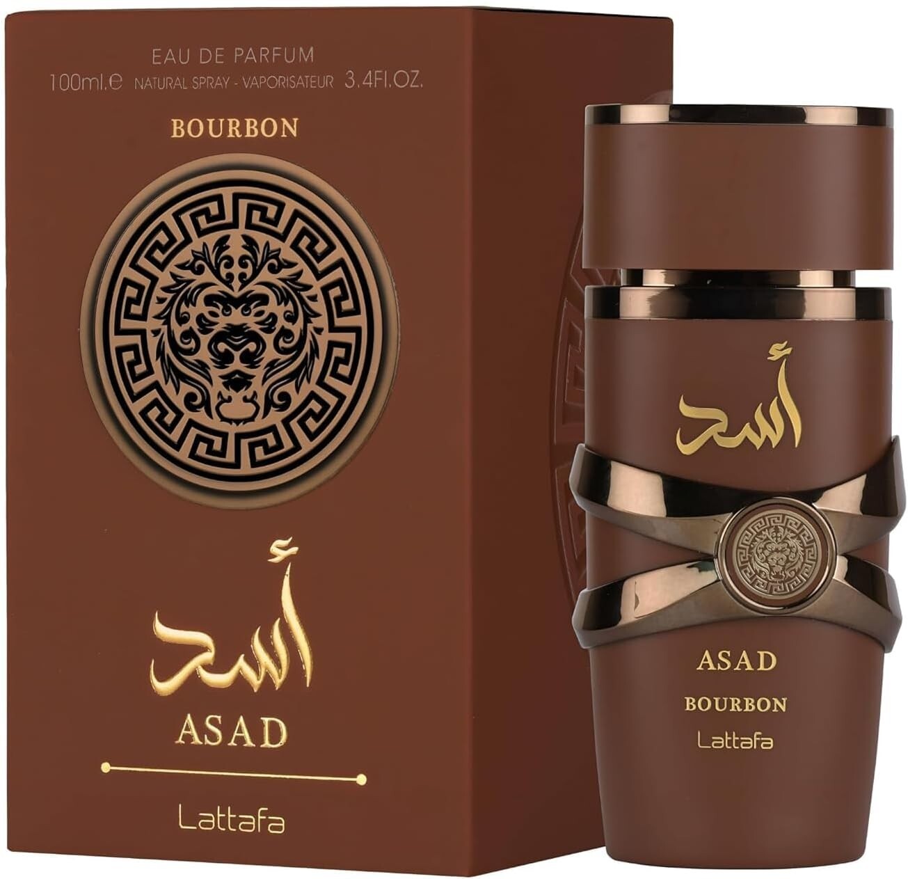Asad Bourbon 100ml EDP by Lattafa Perfumes Long Lasting Arabian Men Fragrance
