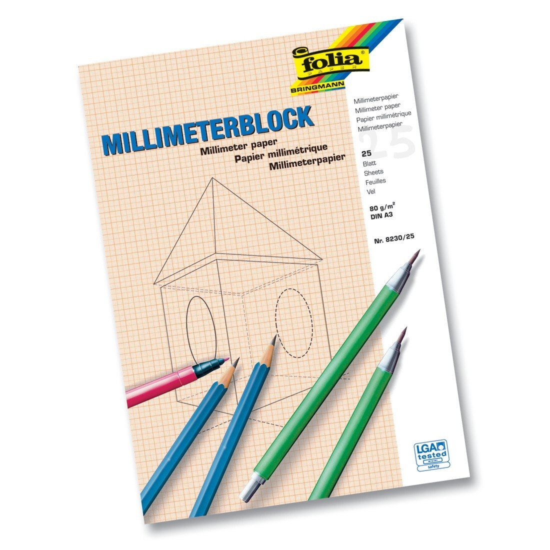 Folia A3 Millimetre Paper