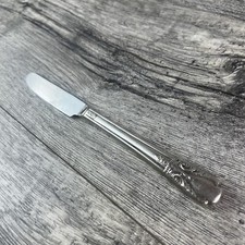 1940 Wm Rogers MFG AVALON Cabin Silverplate Stainless Modern Hollow Handle Knife