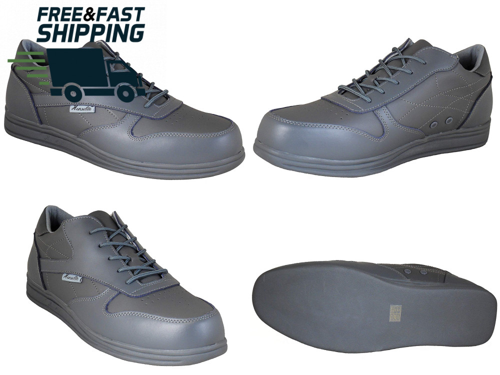Henselite Mens Victory Sports Quality Lace Lawn Bowling Shoes Grey Henselite Mens Victory Sports Quality Lace Lawn Bowling Shoes Grey