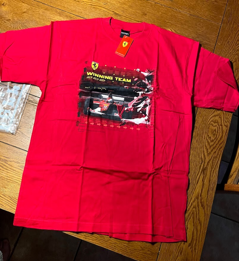 FILA T shirt Ferrari Formula 1 Winning Team 2002 X Large