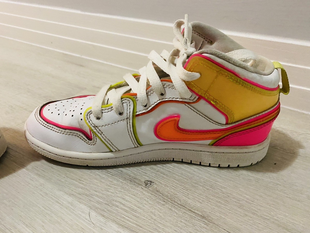 Neon Jordan Edge Glow High Nike Air Jordan Mid PS Edge Glow Youth