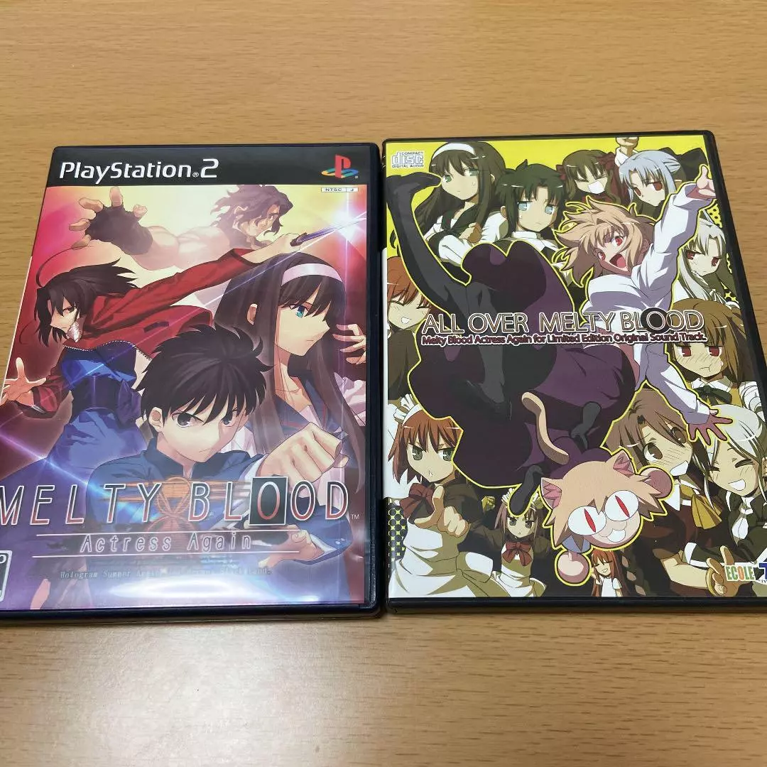PS2 Melty Blood Actress Again First edition limited Sony PlayStation video game