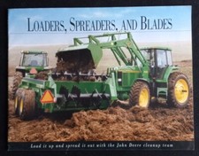 VINTAGE 1994 JOHN DEERE TRACTOR LOADERS SPREADERS AND BLADES FULL COLOR CATALOG
