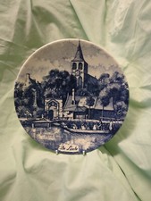 9" Delft Blauw decorative plate De lente ( Spring)