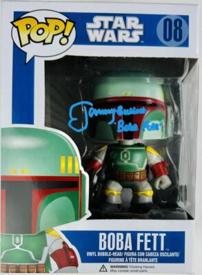 signed boba fett funko pop