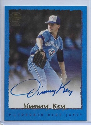 2024 TOPPS ARCHIVES BLUE JIMMY KEY SIGNED AUTO #95FF-JK #D/25 TORONTO BLUE JAYS