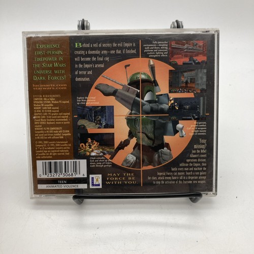 Star Wars: Dark Forces (PC 1995) Windows 95/98 Lucas Arts - New Factory Sealed - Picture 3 of 3