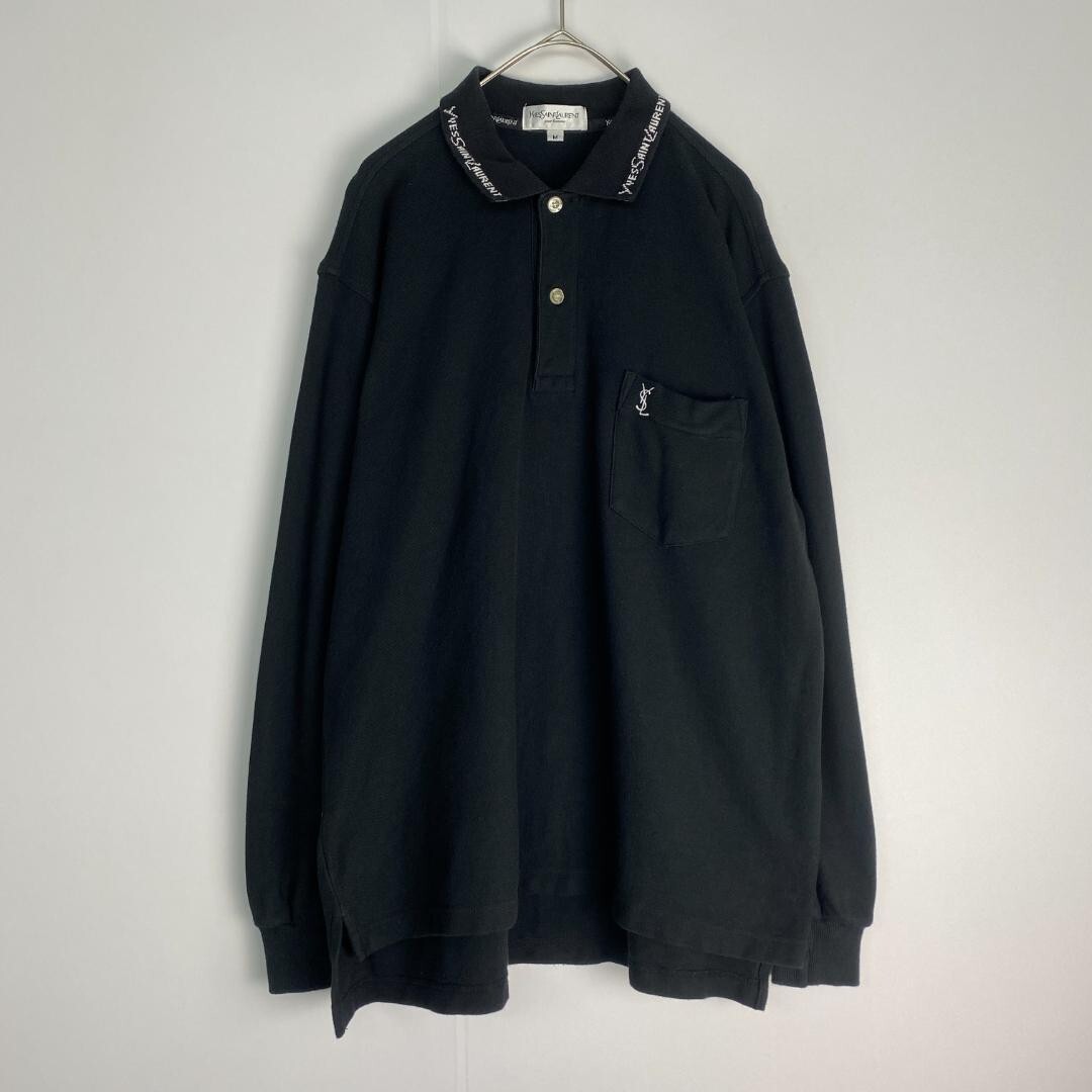 w2770 Polo Yves Saint Laurent Ricamo logo disegno logo 100% cotone