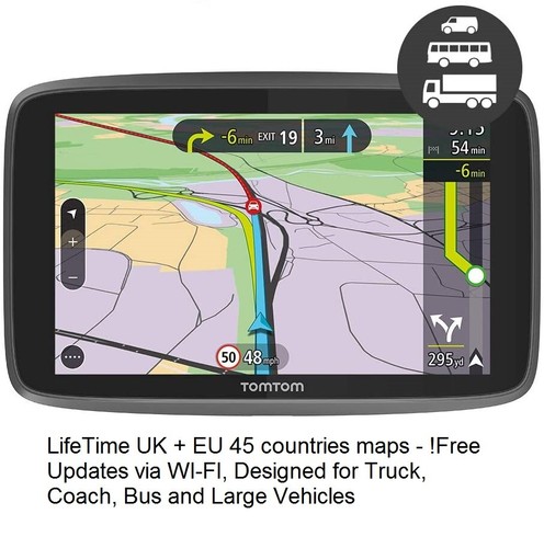 tomtom go professional 6200 hgv sat nav