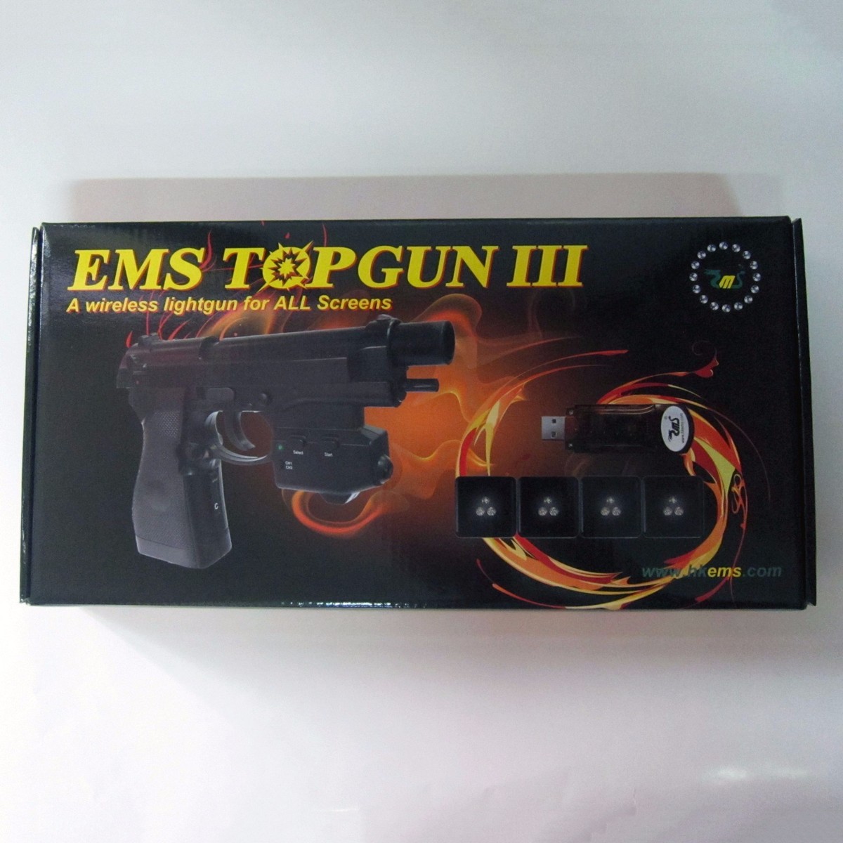 EMS TOP GUN III ガンコントローラ EMS TOPGUN3 ガンコントローラ PS2 PS3 PC XBOX用の通販 by
