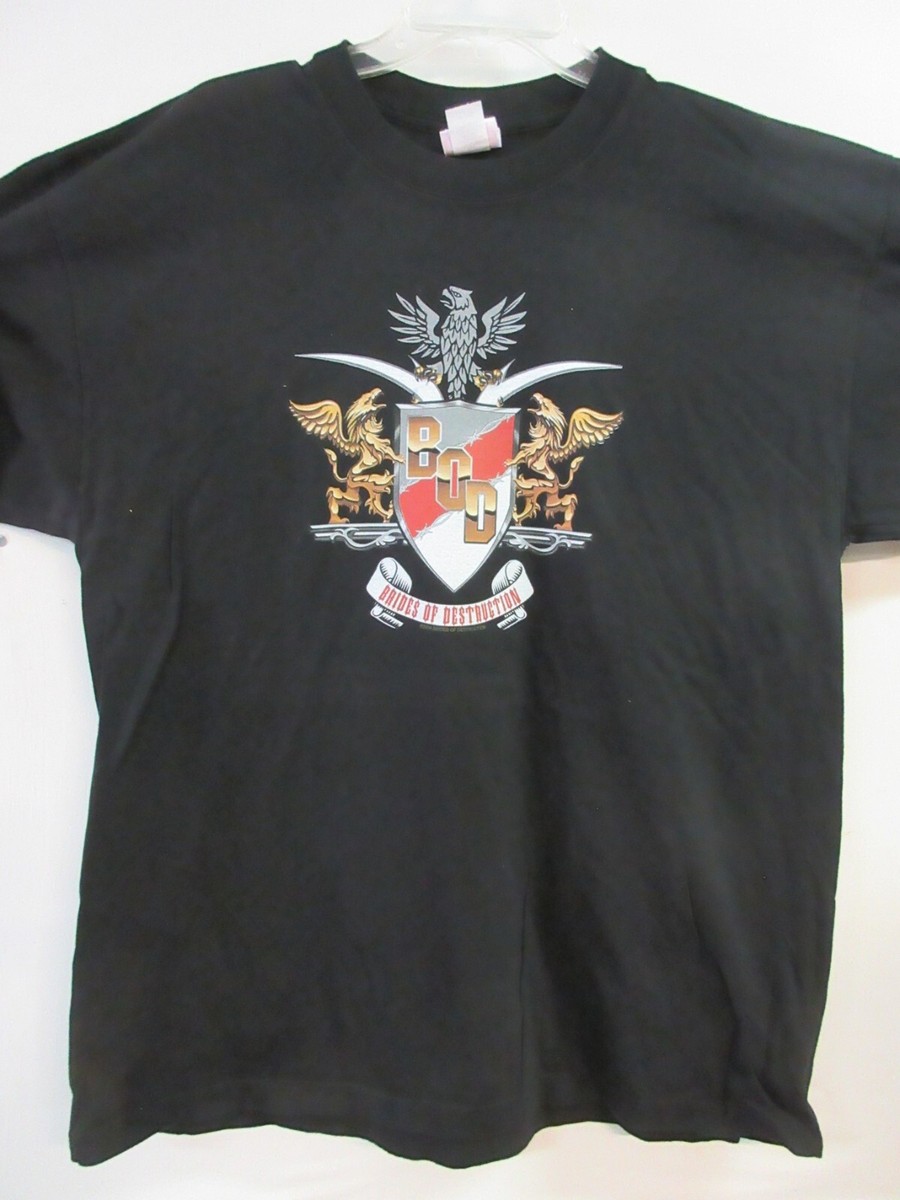 BRIDES OF DESTRUCTION OFFICIAL MERCH 2004 BAND CONCERT MUSIC T