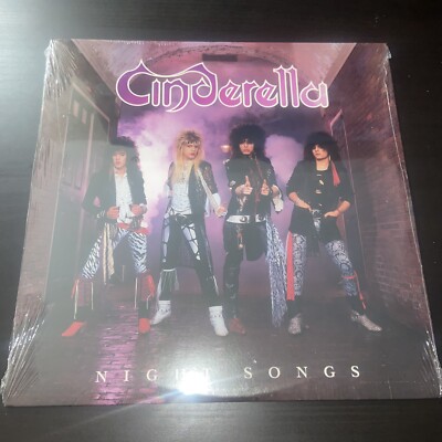 Cinderella  Night Songs  LP Vinyl Record Mercury, 86 Heavy Metal Brand New