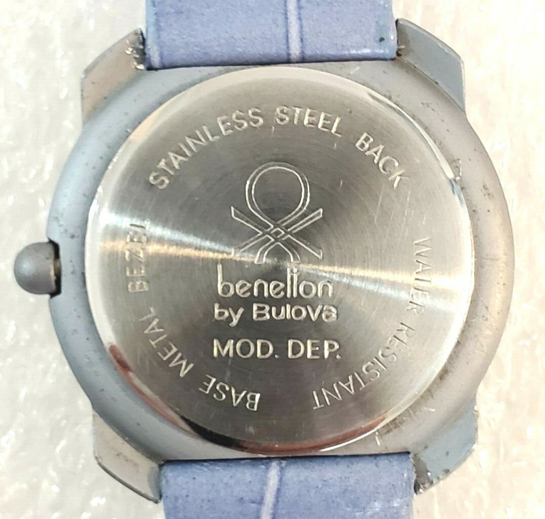 ヴィンテージ　benetton bulova 置時計 LOT OF 2 benetton by BULOVA WATCH | eBay
