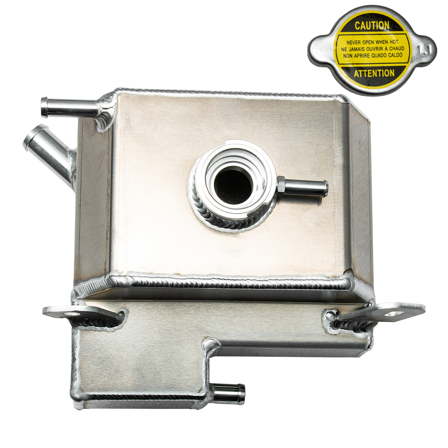 For Mazda Rx8 Rx-8 2004-11 2009 Aluminum Coolant Expansion Reservoir Tank w/ Cap