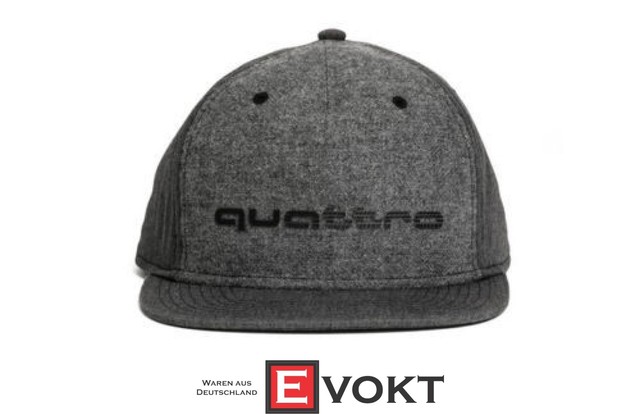 Audi Collection Baseballkappe - Grau-Beige, Verstellbar 55-59 Cm, Unisex