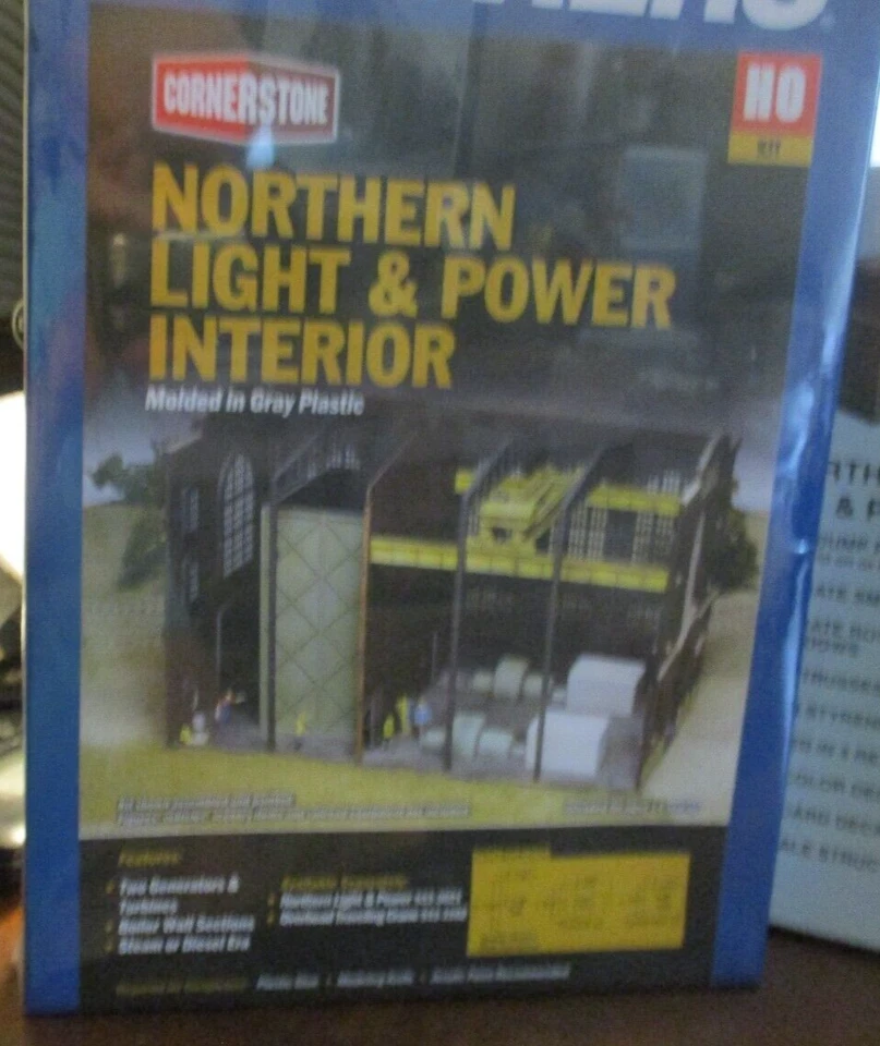 Walthers Northern Light+Power Structure ,Crane ,Interior. New Sealed. - Image 2 of 4
