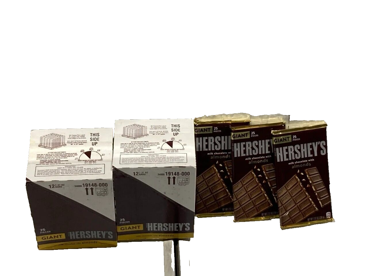 12 Hersheys Milk Chocolate  Giant Bar 208g Hershey's rrp £120