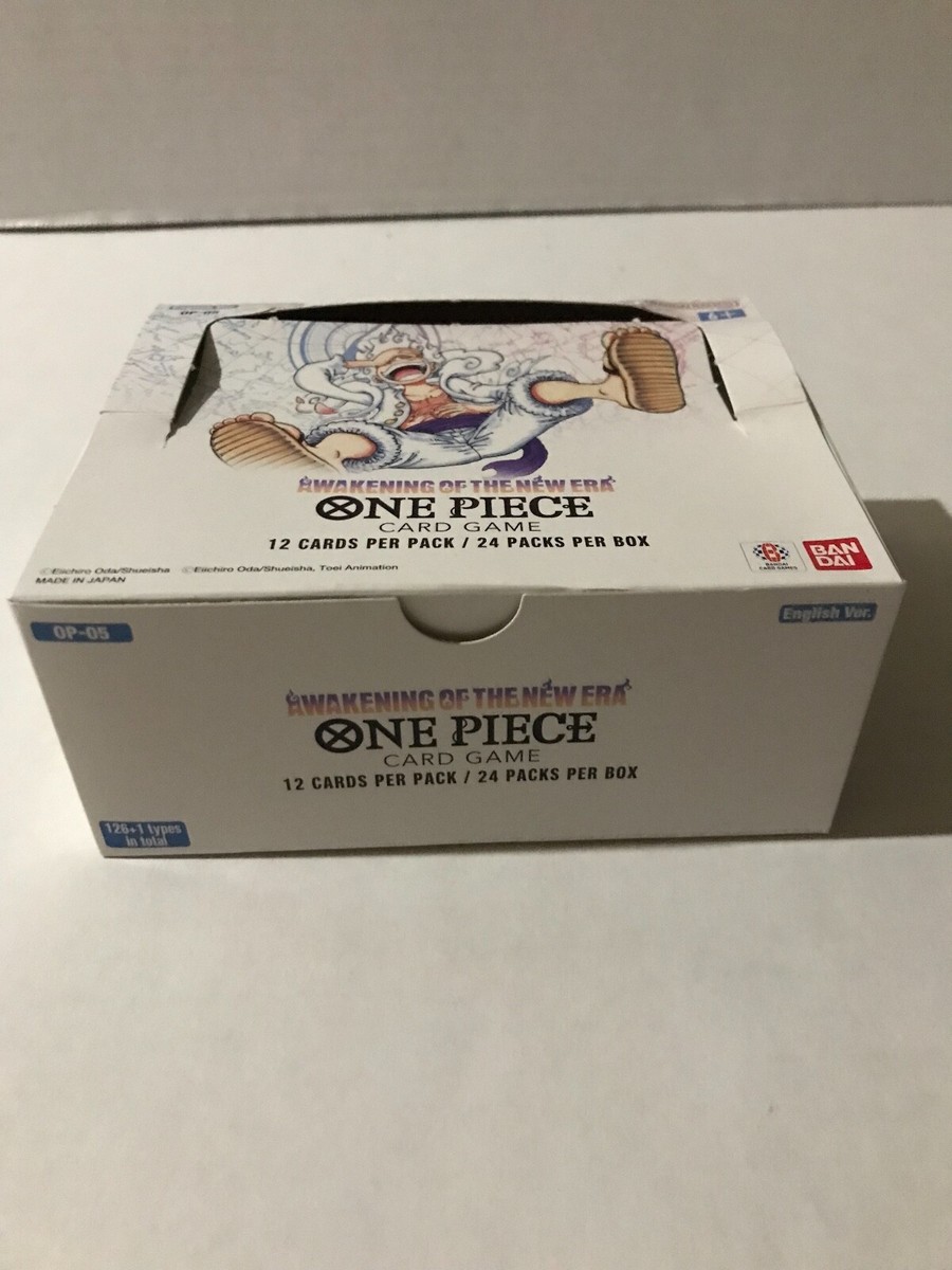 one piece card game awakening of the new era Game: (OP-05) Booster Box Card x1 1st Anniv ONE PIECE CARD GAME -