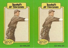 2 CARD ED WALSH BASEBALL CARD LOT