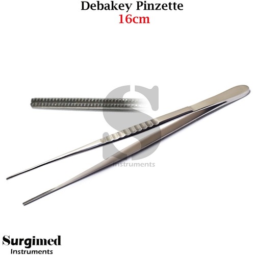 Chirurgische DeBakey Pinzette Atraumatisch 16cm Chirurgie Gewebe Zange - Bild 4 von 4
