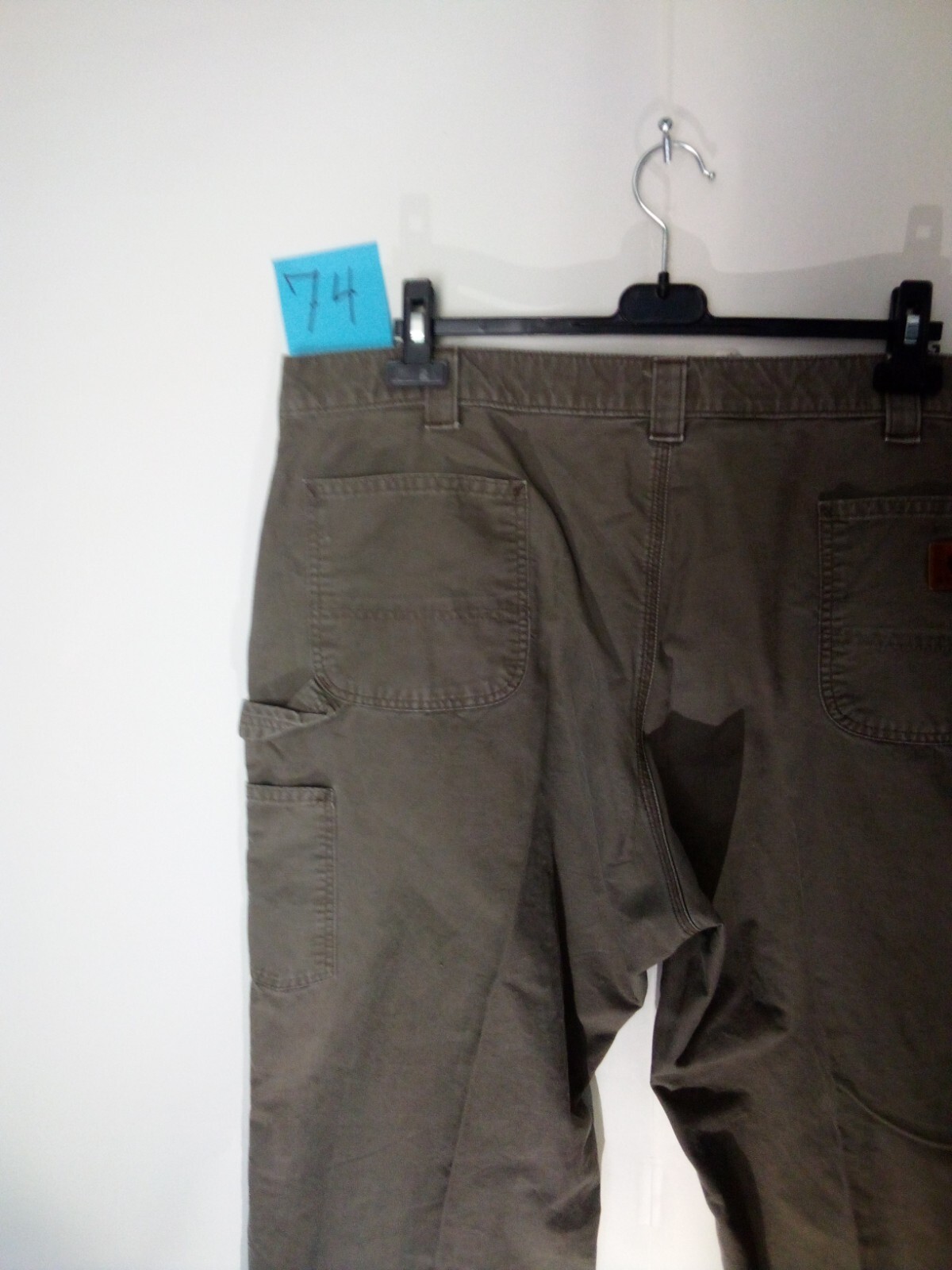 Carhartt B151 Lbr Dungaree Fit Work Pants Brown Men's… Gem