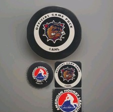 HAMILTON BULLDOGS AHL OFFICIAL GAME PUCK INGLASCO MFG. MADE IN CANADA 🇨🇦