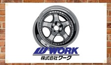 Work Race Wheel Polyester Flag Banner 60cm x 90cm