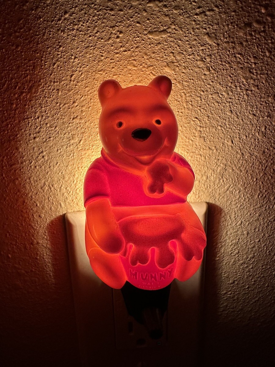 80's プーさん ヴィンテージ バルーンランプ Winnie the Pooh Vintage 80s Disney Winnie the Pooh Night Light Plastic Turn