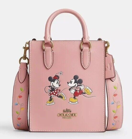 Coach CN023 Disney X Coach North South Mini Tote Ice Skate Motif