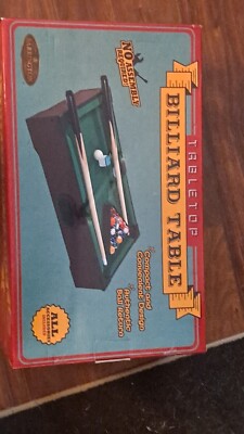 TABLETOP BILLARDS POOL TABLE Brand New