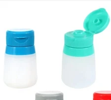 Cooking Concepts Silicone Travel Dressing Containers One Blue One Green Flexible