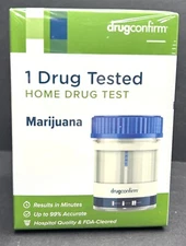 Drugconfirm Marijuana Home Drug Test, Includes 1 Test, 99% Accurate EXP 2/28