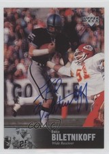 1997 Upper Deck NFL Legends Auto Fred Biletnikoff #AL-18 Auto HOF k2s