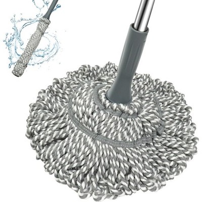 Easy Squeeze Self Wringing Twist Mop with 52.5 Inch Long Handle Heavy Duty for