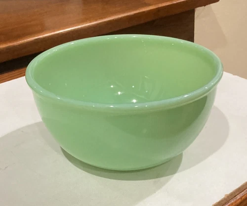 Vintage Fire King Jadeite Plain Bowl 6" Diameter, 3" Height Perfect Condition