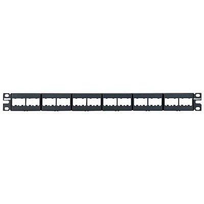 Panduit Cpp24wbly Patch Panel,Mini-Com,Rack Mt,24 Port