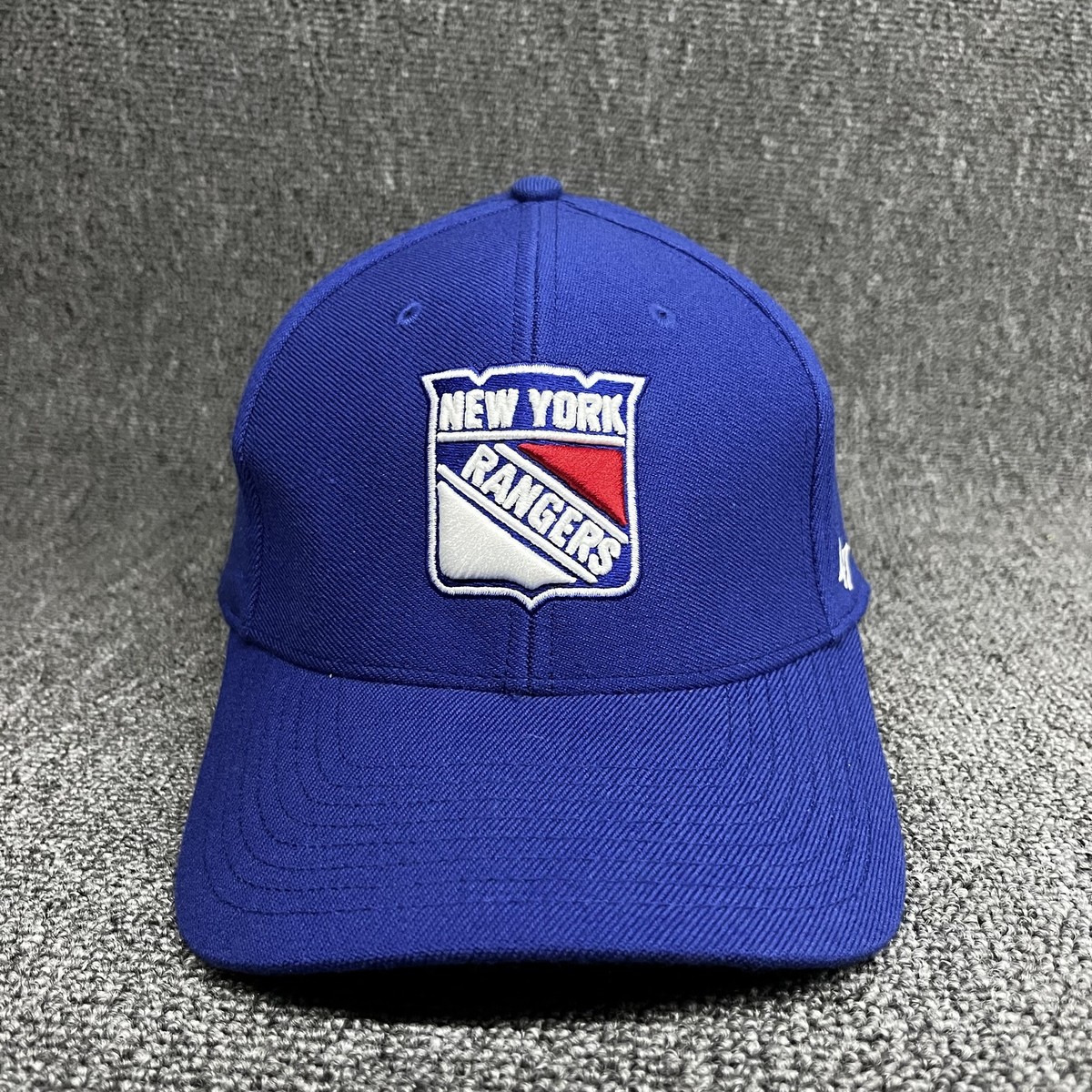 New York Rangers '47 Brand Franchise Fitted Hat Blue NHL Cap Mens