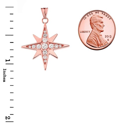 Collar Colgante Estrella del Norte Diamantes Oro (Amarillo/Rosa/Oro Blanco) - Imagen 6 de 9