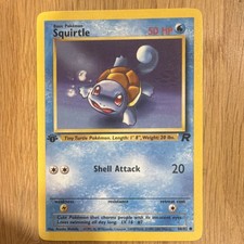 1995 squirtle pokemon card value 68 82 Pokmon - (68) - Team Rocket Squirtle [Reverse Holo] #95 Prices