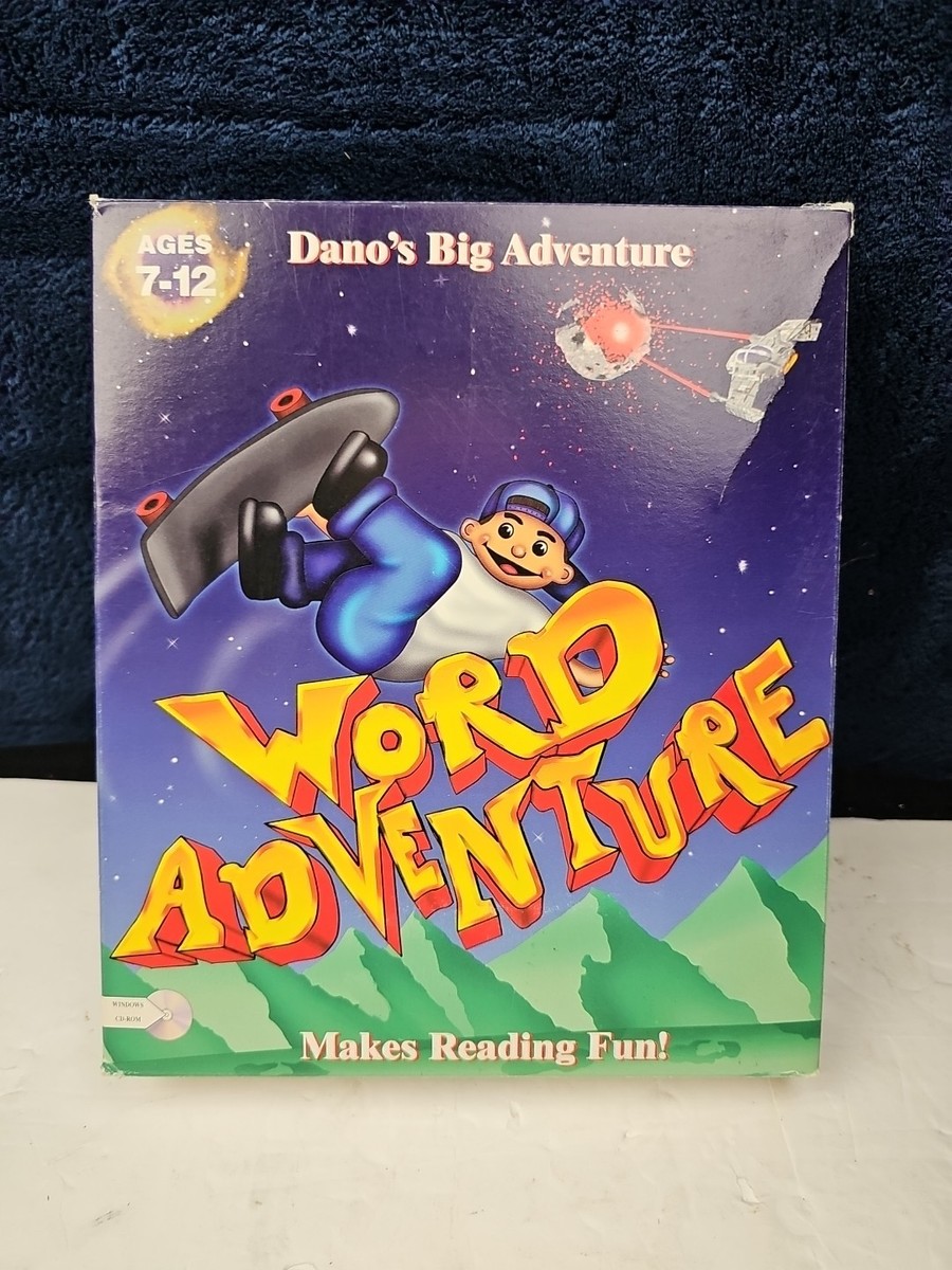 Word Adventure Vol. A Dano's Big Win 3.1 PC CD-ROM 1995 Smartek