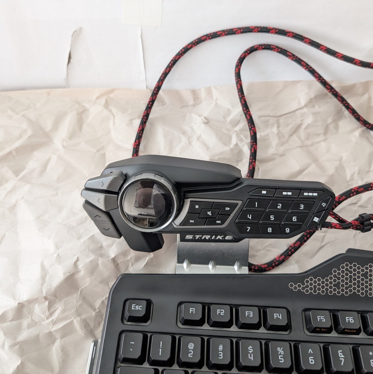 指スケ CREATEskate モールド Hight Mad Catz STRIKE 5 Modular RGB Gaming Keyboard W/Hand Rest, Num Pad