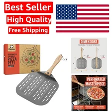 Foldable Aluminum Pizza Peel 12" – Heat Resistant & Perfect for Artisan Breads