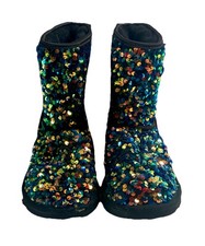 UGG Classic Short Sparkles Sequin Boots Women s US 5 SEE