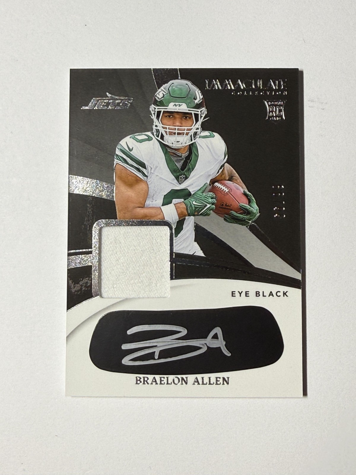 Braelon Allen Panini Immaculate Collection Immaculate Rookie Eye Black Jersey Autographs #EYEBAL Base
