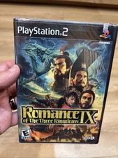 Romance of the Three Kingdoms IX (Sony PlayStation 2, 2004) NEW/SEALED - RARE!