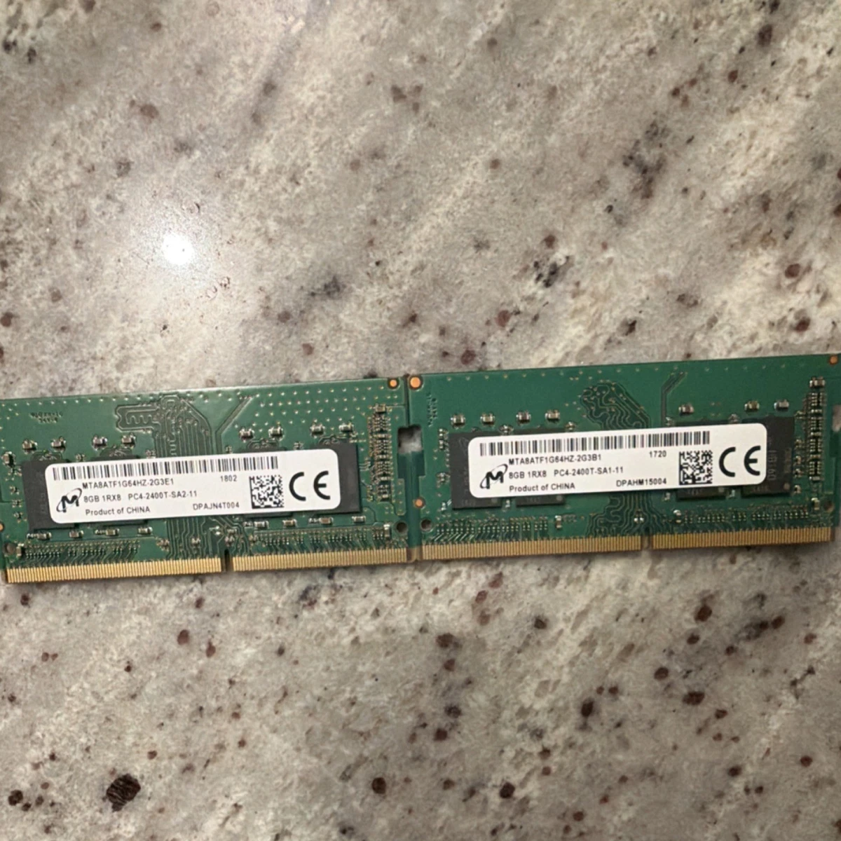Micron DDR4 SDRAM 8 GB Capacity per Module DIMM Computer Memory