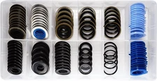 100Pcs 12 Types Metal Rubber Master Oil Drain Plug Gasket Assortment Kit Replace