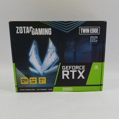 New Zotac GeForce RTX 3060 Twin Edge OC 12GB GDDR6 Graphic Card 9288-5N630-301Z8